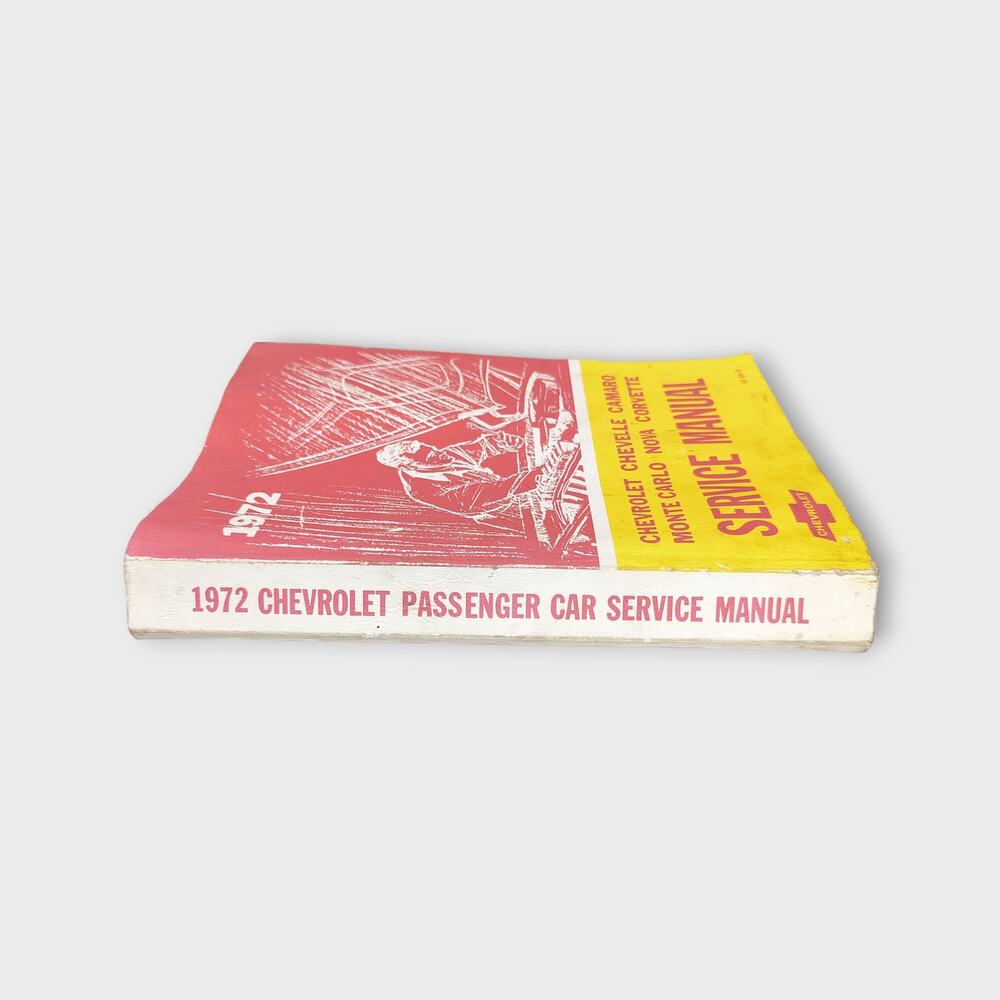 1972 Chevrolet Chevelle - Camaro - Monte Carlo - Nova - Corvette Service Manual - Picture 3 of 6